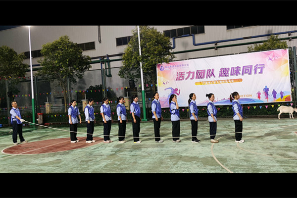 奇亿金属趣味运动会跳大绳比赛瞬间